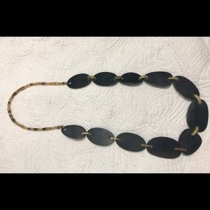 Native wooden & beaded necklace